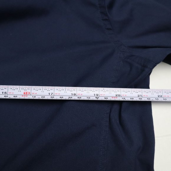 Zara Men's Superslim Fit Dark Navy Shirt Man, XXL 46" - Picture 7 of 8